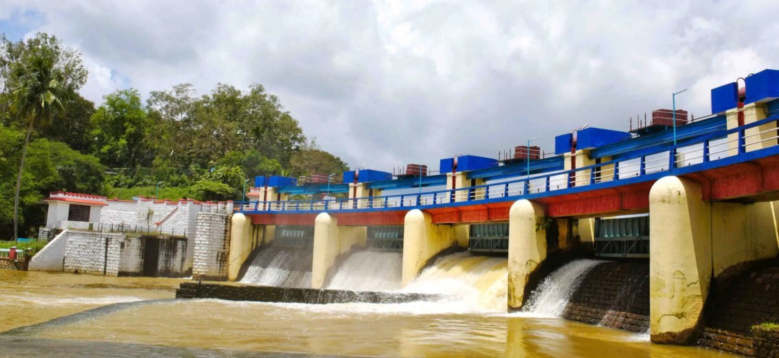 Aruvikkara Dam spillway