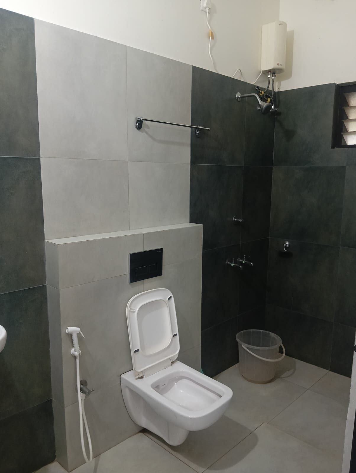 Bathroom, shower area