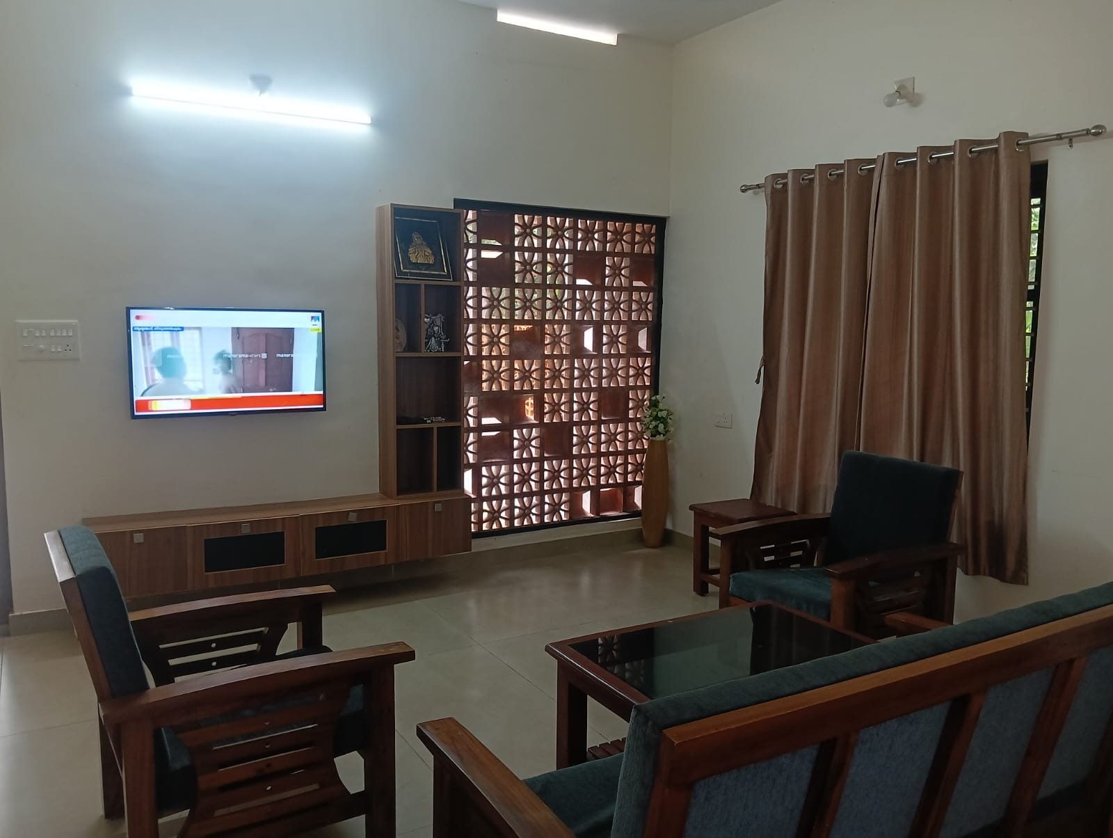 Living room with TV
